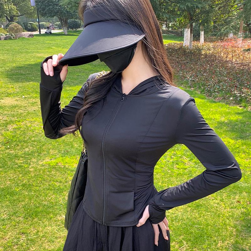 Ono Style Women's Slim Ice Silk UV Protection Jacket for Outdoor Travel
