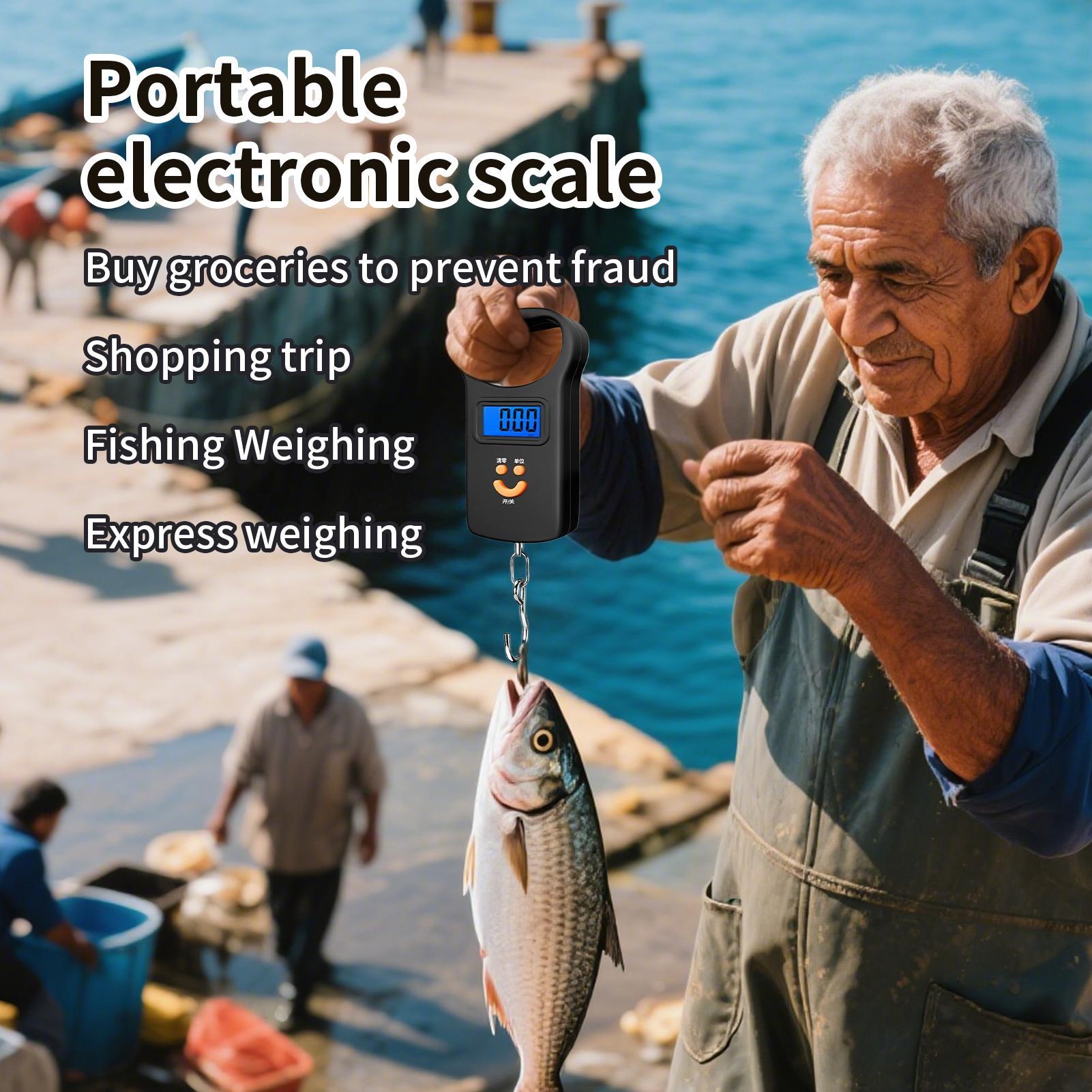 Scale for Luggage Hand Digital Scale 50kg Capacity Accurate Weight Measurement Tool for Fishing Suitcase Shipping Cooking CN