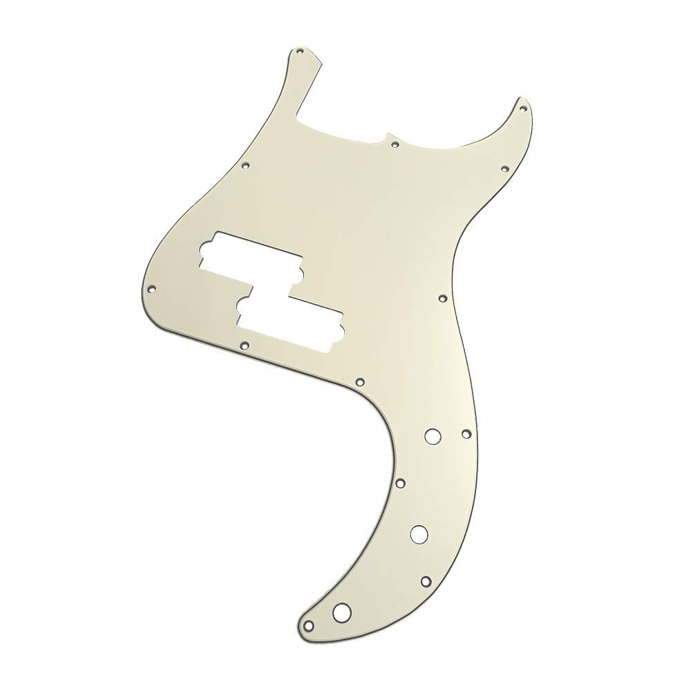 

YJB PARTS Пикгард для Precision Bass Состаренный Белый 3-слойный Сделано в Японии PB60 s P-Bass