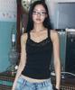 Peullijeunopallou Zuri Lace Sleeveless Top (Black)