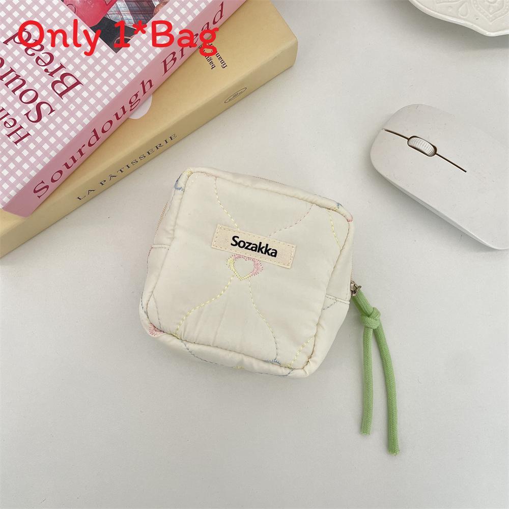 Portable Foldable Polyester Feminine Hygiene Bag With Soft Material For Travel And Outdoor Use