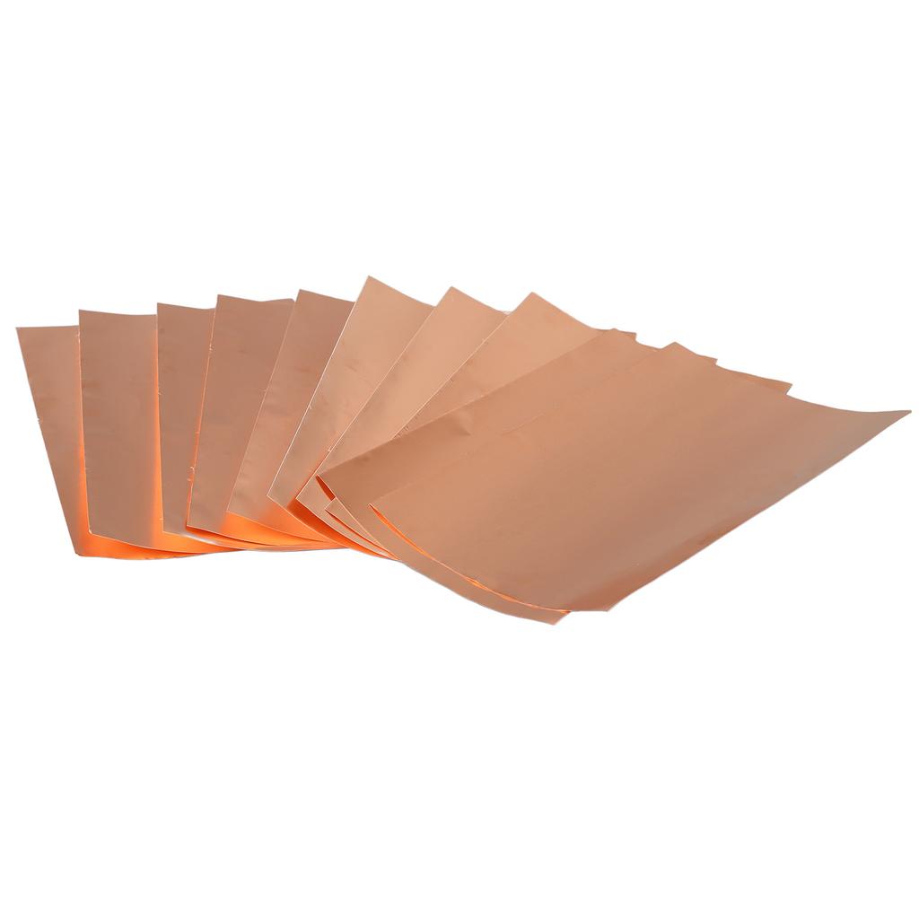 10Pcs Copper Foil Tape Shielding Conductive Waterproof Adhesive for Crafts Electrical Repairs