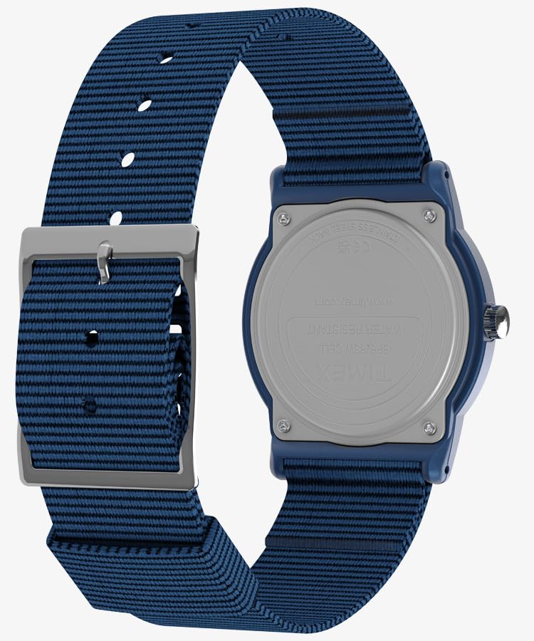 TIMEX Camper 34mm Quartz Analog 2nd Generation Camper 30m Water Resistant Watch, Reissue, (Blue)