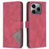BINFEN COLOR For TECNO Spark 20 Pro 5G Phone Cases Wallet Stand Geometry Imprint Leather Cover