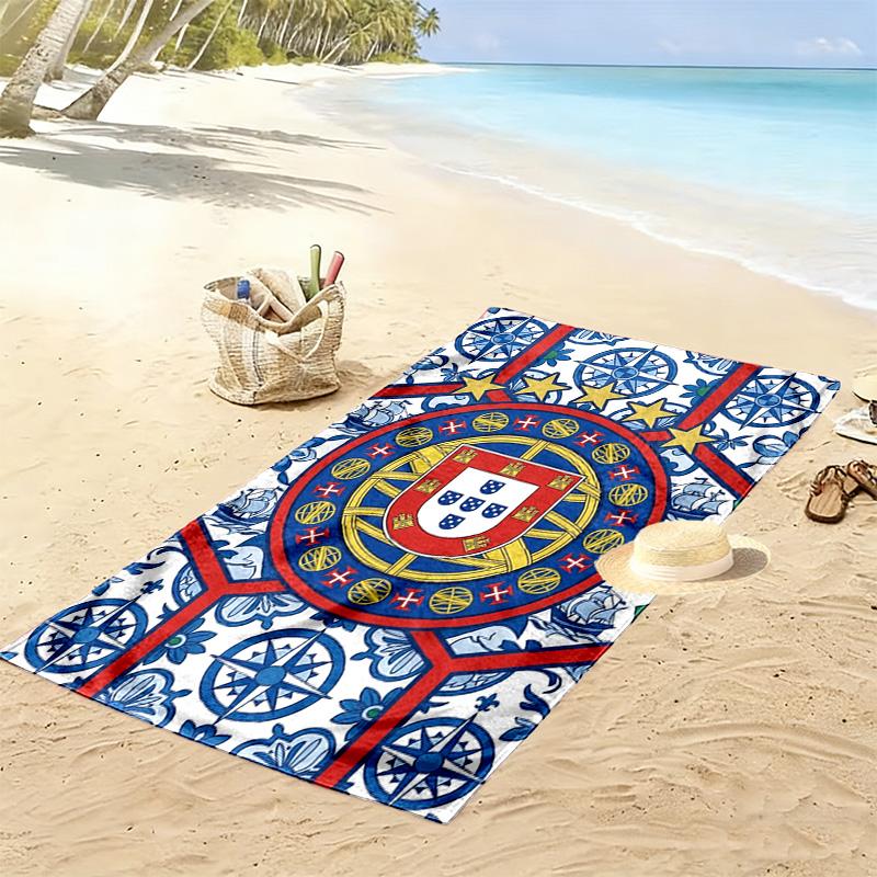 Portuguese Football Heritage beach towel Outdoor camping beach quick-drying swim towel swim seaside Travel and vacation towels Fashion