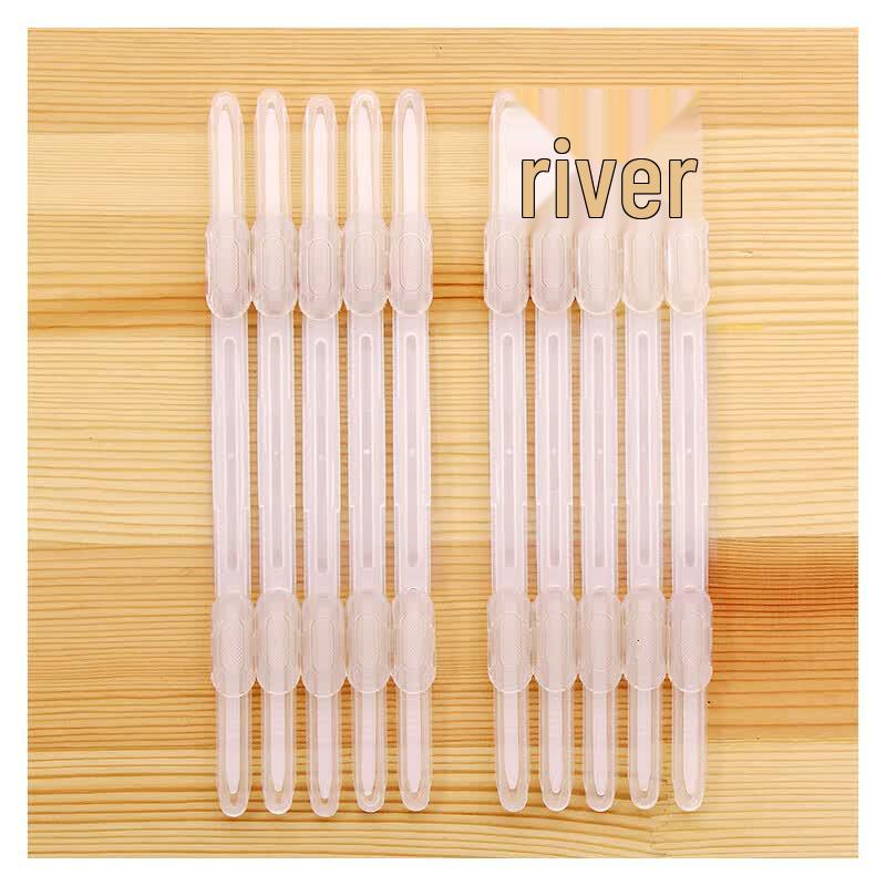 Plastic 2-Hole Loose-leaf Binding Strips белый