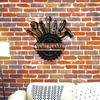 Personalizable Metal Sign Wall Art Iron Handyman Decor for Workshop Home Office Garage