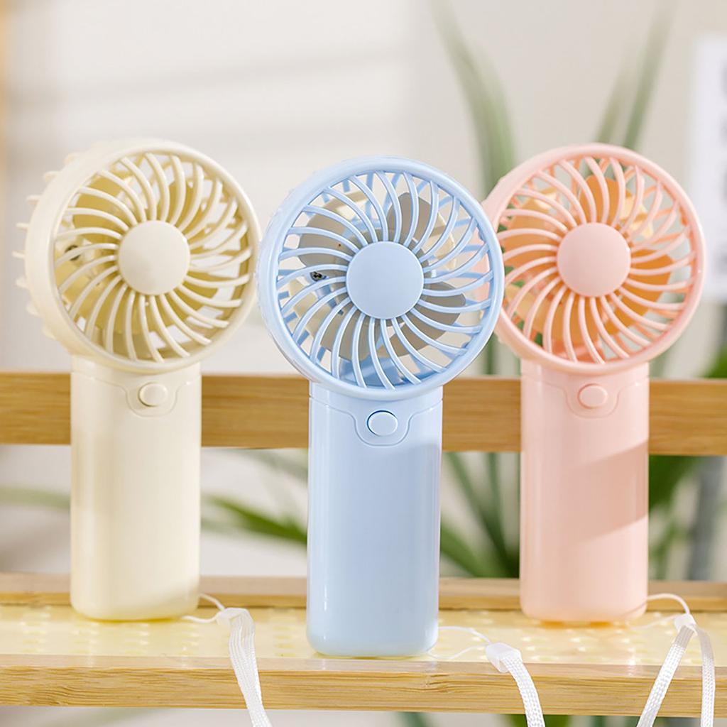 New Mini Fan Convenient Creative Small Fan Handheld Pocket Hand-held Fan Lightweight Adjustable Cute Small Fan Student Gift