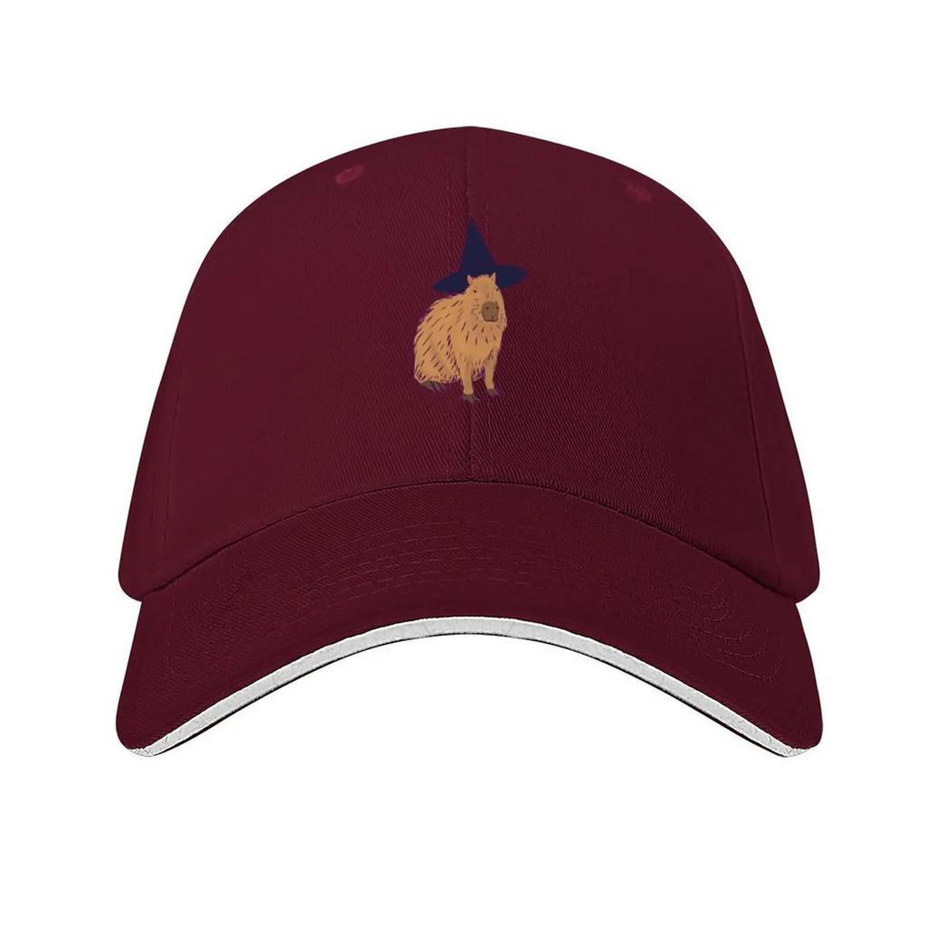 Capybara Witch Baseball Cap Brand Man cap hard hat Golf Horse Hat Womens Mens