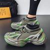 Fashion Knit Mesh Upper Male Sports Shoes Cushioned Insole Wide Low Price High Quality Walking On Sale Jogging Gym Men's Casual Sneakers
