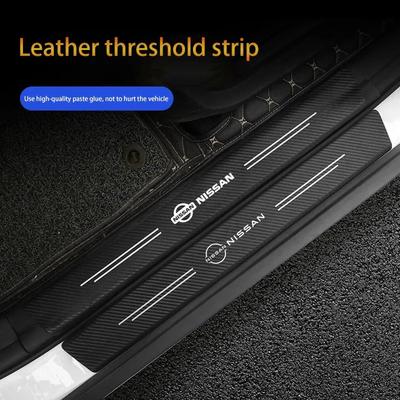 Car Door Threshold Sill Protective Stickers for X-trail Qashqai Rogue Sport RogueAltima Versa Juke Leaf Car Accessories