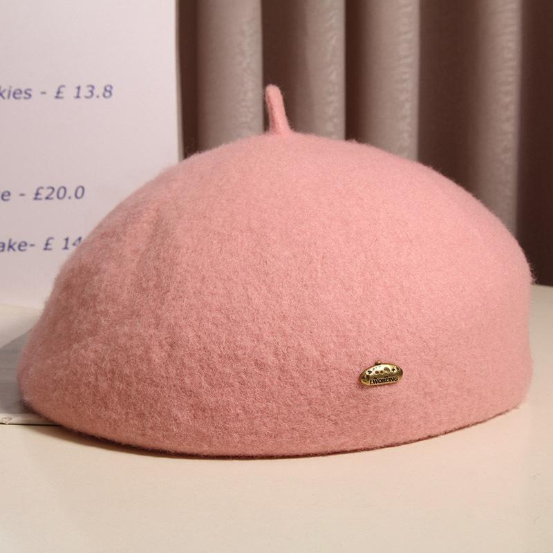 Female Big Head Circumference Showing Small Fashionable Korean Version High Quality Fashionable Versatile Painter Hat