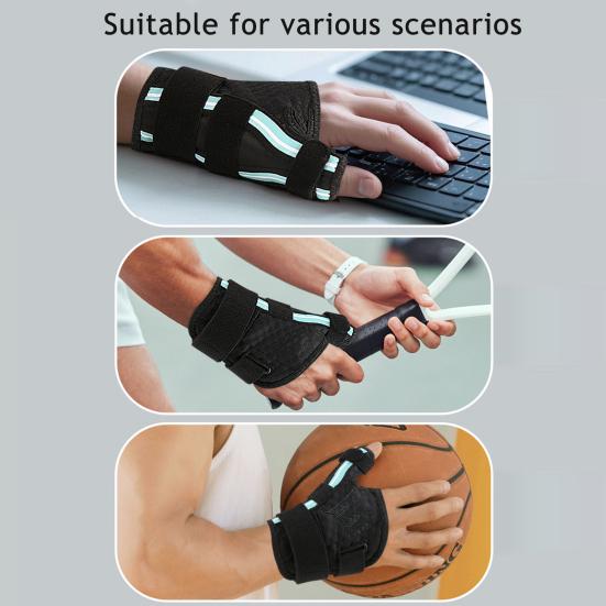 Thumb Brace with Adjustable Strap Left Right Hand Tendonitis Sprain Arthritis Pain Relief Thumb