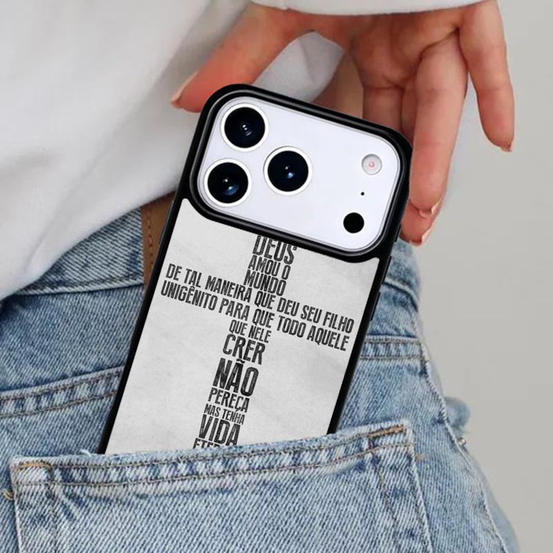 Christianity Lord Prayer Phone Case for iPhone 16e 15 14 13 12 17 Pro Max Plus Air 17pro Cover Coque