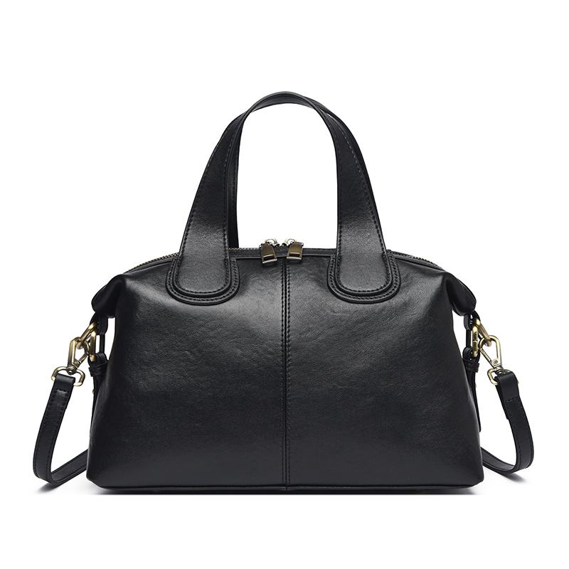 100% Genuine Cowhide Leather Women's Handbag Casual Ladies Tote Bag Shoulder Messenger Bag Female Daily Commute Crossbody Bag