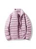 Women's Winter Stand Collar Down Jacket: Solid Color, Warm, Ribbed, Anti-Leak, 90% White Duck Down, Outdoor Sports.