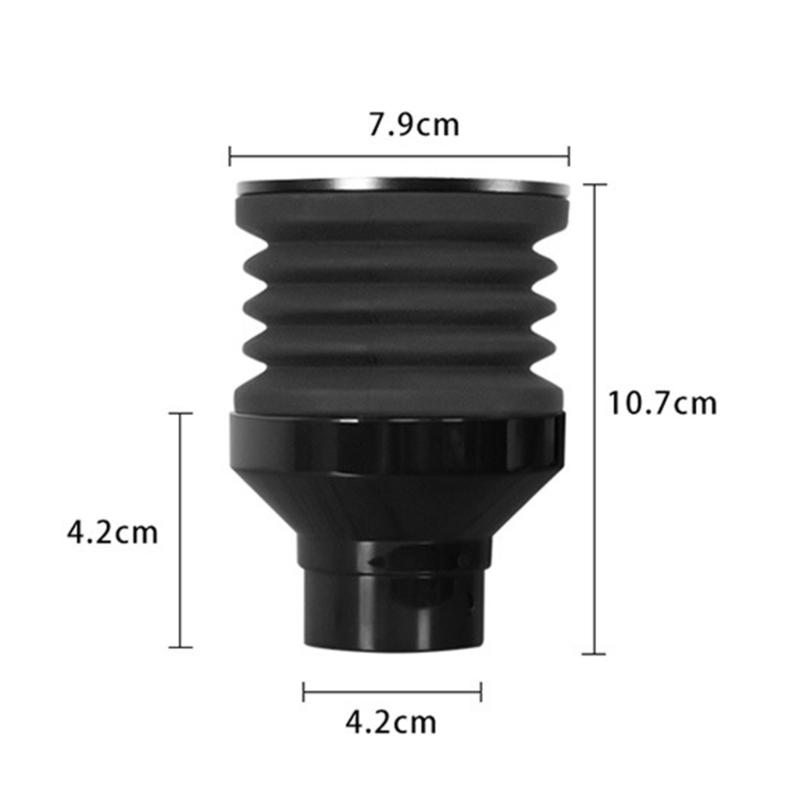 Universal Coffee Grinder Dose Hoppers Featuring Heat Resistant Metal Construction And Airflows for MMG Cleaning System