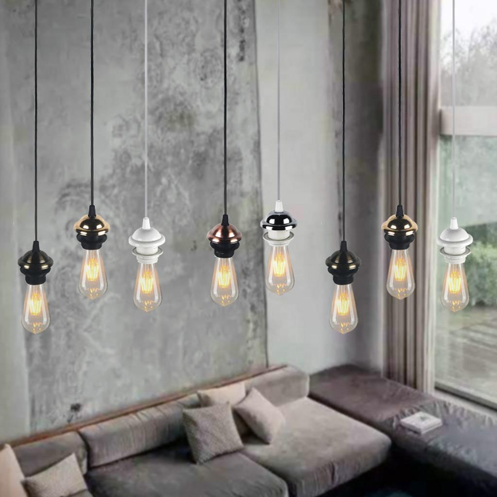 Modern Pendant Light Wrought Iron E27 Ceiling Chandelier for Living Room Bar Canteen 85-265V