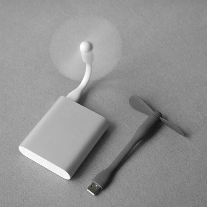 Mini Fan - E.F.CONNECTION - Silent 25 dB - Silicone Blades - Portable