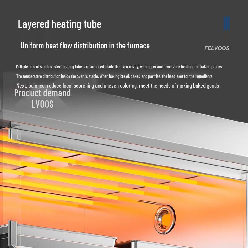 FELVOOS Commercial Two-Layer Gas Oven