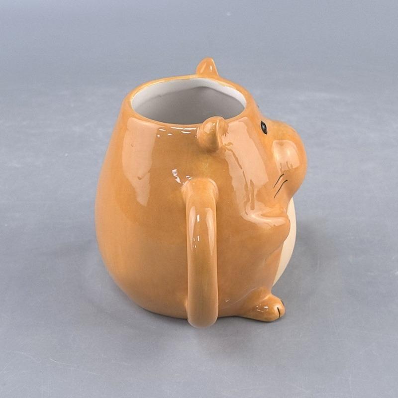 Creative Cute Guinea Pig Ceramic Mug High Value Ins Style Household Couple Water Cup Souvenir Gift White Porcelain