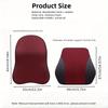 For Automotive Headrest Lumbar Cushion Space Memory Foam Neck Pillow Lumbar Cushion Four Seasons General Purpose