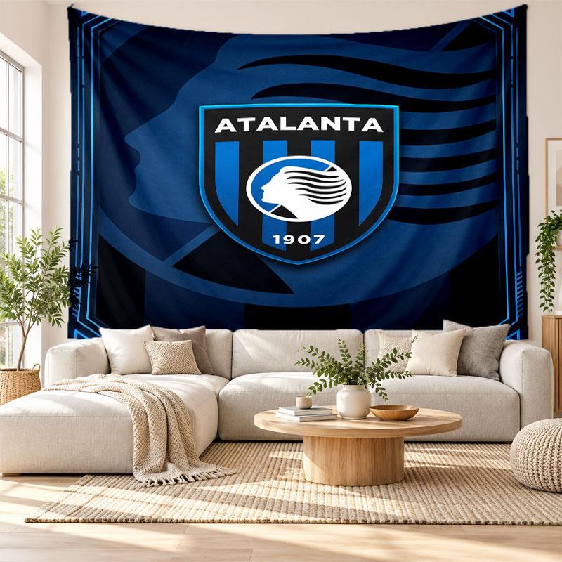 Atalanta FC Wall Tapestry, Soft Fabric Wall Hanging, Decorative Backdrop For Bedroom Home Wall Art