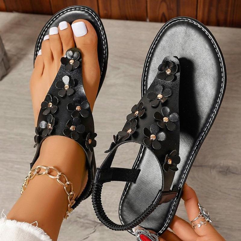Fashion Women Sandals Flat Sandals For Summer Shoes Women 2024 Bohemia Style Summer Sandalias Mujer Casual Flip Flops Woman Footwear