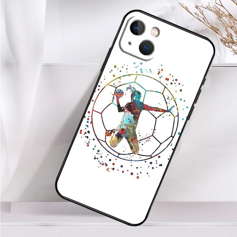 Handball Sport Shockproof Case For iPhone 18 17 Pro Max 11 14 15 16 Plus 12 13 Mini 16e 17 Air Phone Cover
