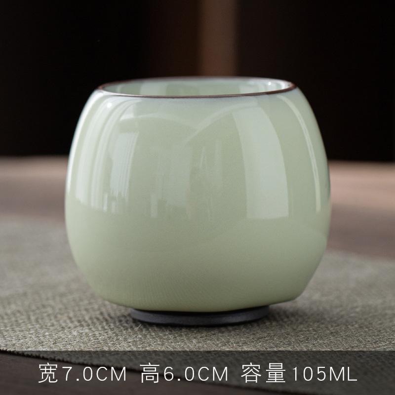 ברזל גלגל רשמי טיאנקינג קרמיקה קונג פו סט תה טעימה אישית ג'ון קילן סגנון סיני ג'יאן מאסטר כוס