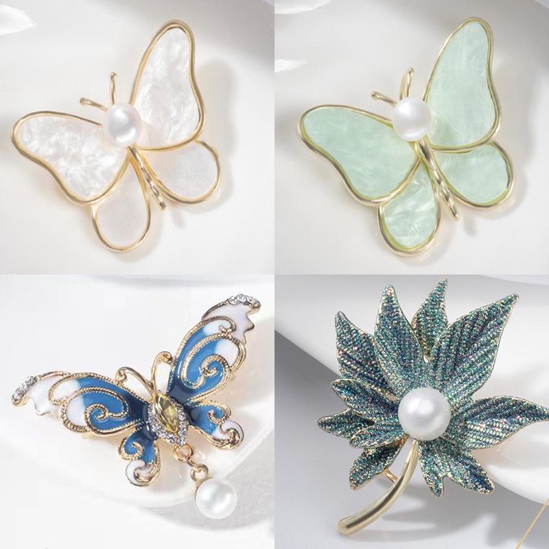 Elegant Butterfly Brooch for Women, Versatile Pin for Sweaters and Suits
