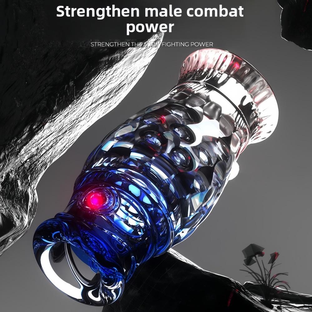 Male Masturbator Dual-Ended Vagina Penis Endurance Trainer Realistic Pocket Vagina Soft TPE Glans Massager Adult Toy