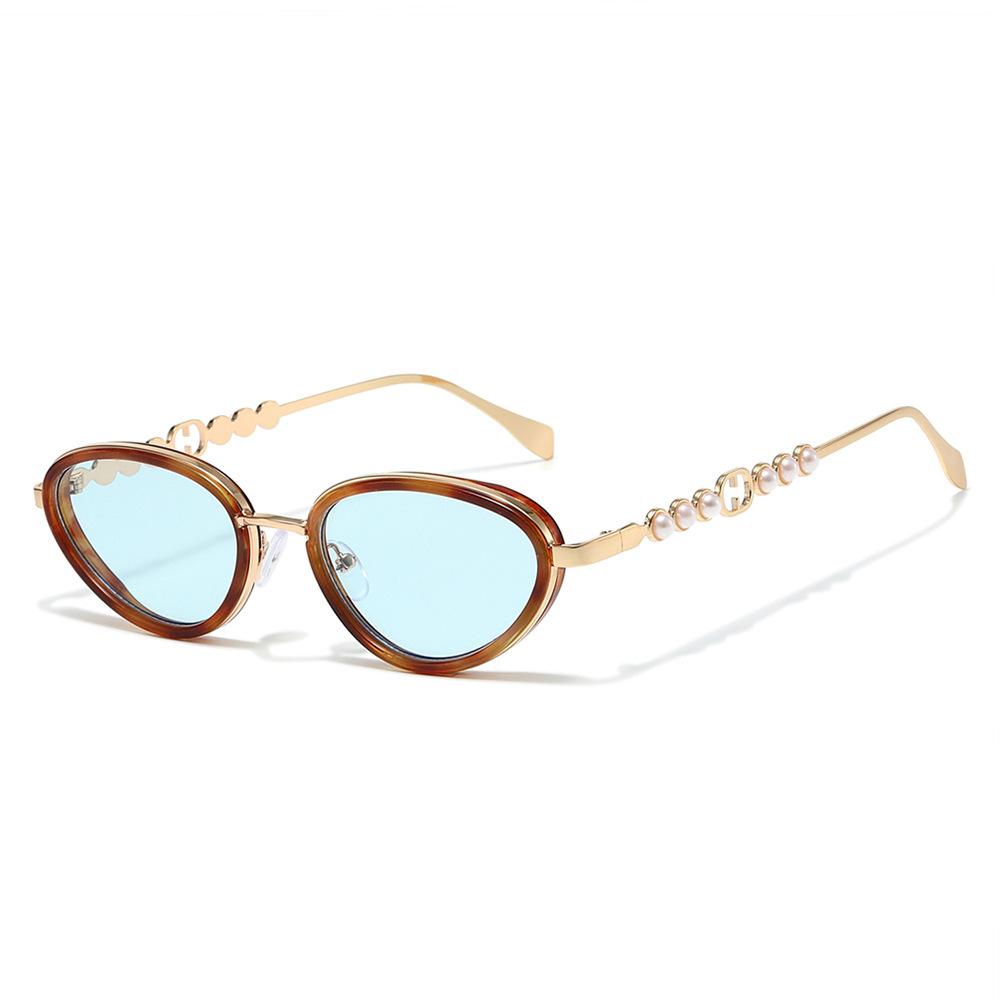 New personalized cat's eye fashion sunglasses, European and American ins trend street photography, sunscreen sunglasses for women