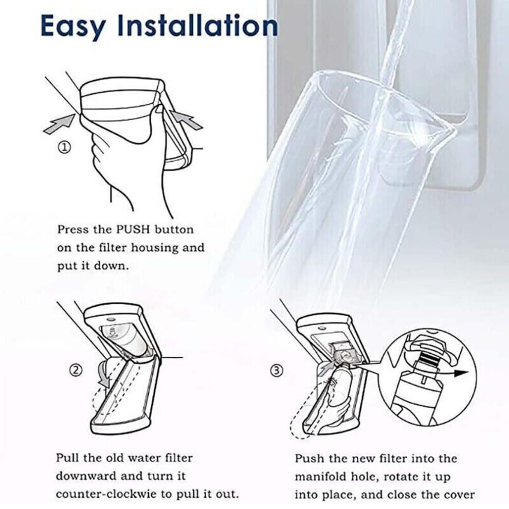 3 BALENÍ Pro LG-LT1000P ADQ747935 Náhradní sada vodního filtru do lednice