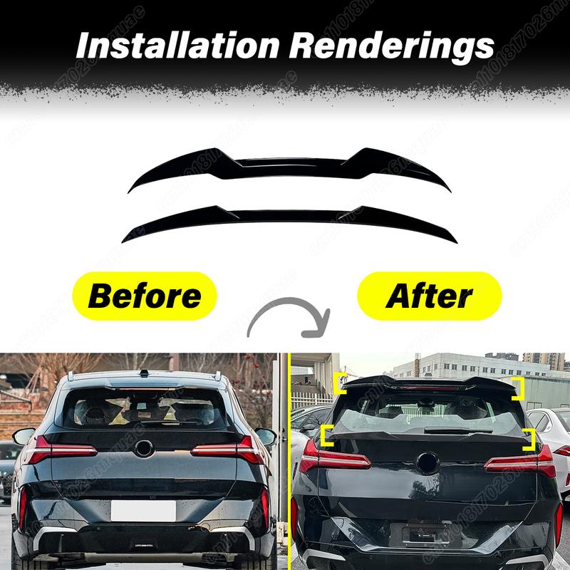 For BMW X3 G45 2025 2026 Automobile Rear Trunk Spoiler Wing Rear Roof Spoiler Board Exterior Parts Decoration Accessories Kit