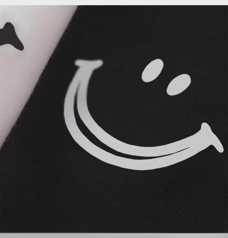 2024 Summer Women's Korean Loose-Fit Smile Short Sleeve T-shirt: Versatile Mid-Length Top
