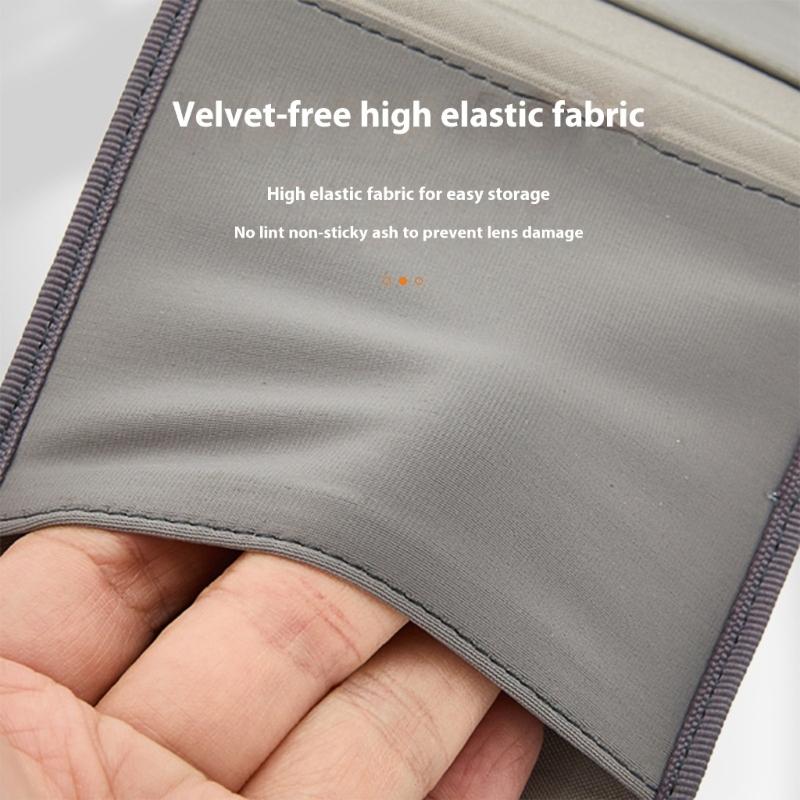Camera Filter Pouch Lens Filter Case For Up To 86mm Circular And Square Filters Foldable Canvas Bag For Travel Use