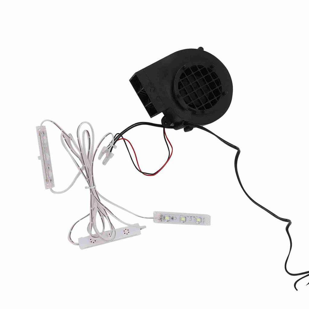 Aufblasartikel Luftgebläse Weihnachten Aufblasbares Gebläse Pumpe mit 3 weißen LED-Lichterketten für Außen