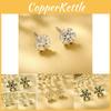 Chic Snowflake Earrings For Women Available In Three Stunning Colors Great For Gifting