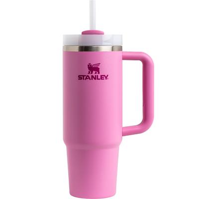 STANLEY Vakuová pivoňka s Perfektní pro Venkovní Myčka Nádobí Záruka Zahrnuta Japonská H2.0 Quencher, 0.88L, Růžová, Izolovaná, Odolná, Brčko, Léto,