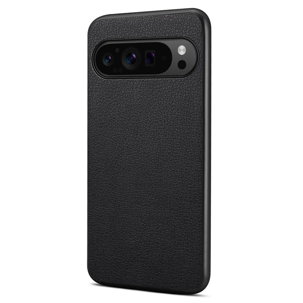 For Google Pixel 10/Pixel 10 Pro Case Calf Texture Leather+PC+TPU Phone Cover