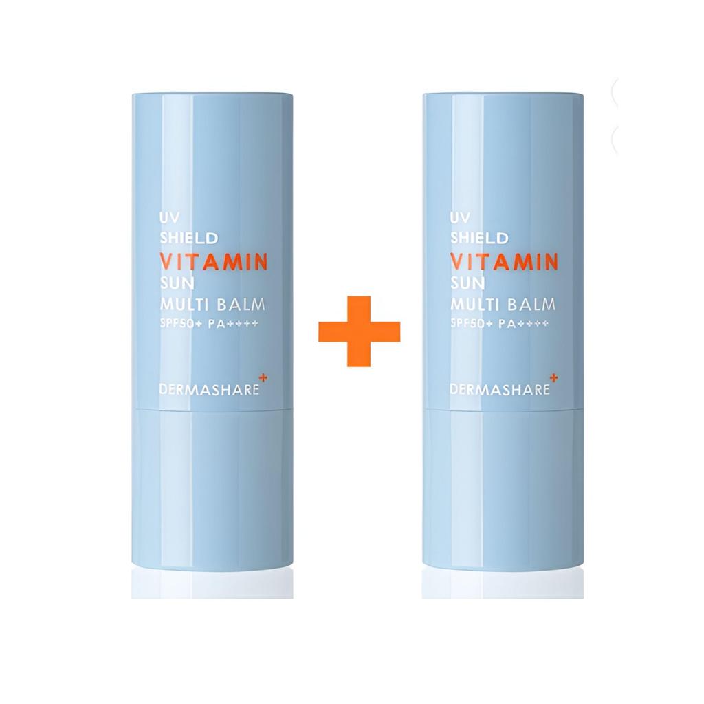 DERMASHARE UV Shield Vitamin Sun Multi Balm SPF50+ PA++++ Set (11g × 2)