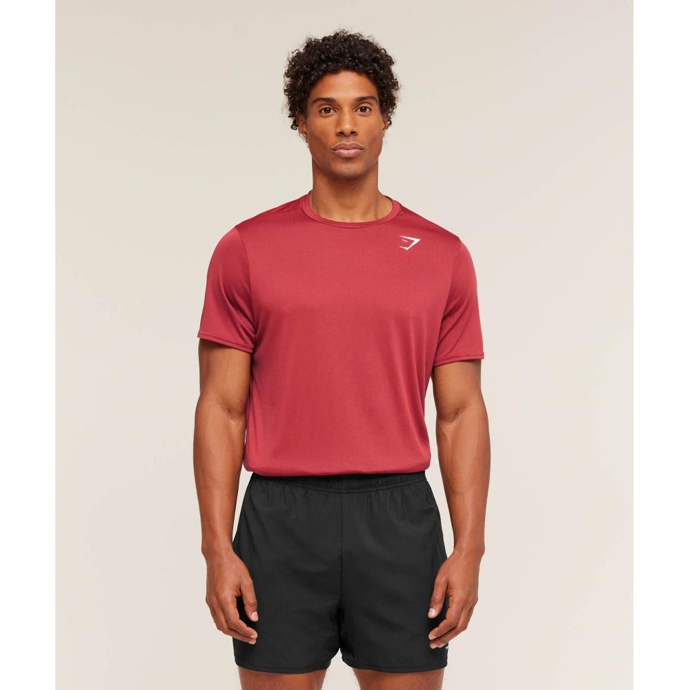 Gymshark Arrival Regular FiT T shirT aThleTic Burgundy A2a1j Rb6y