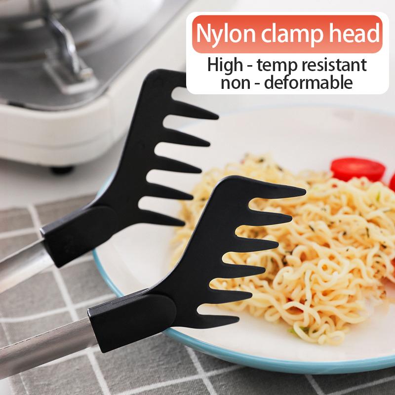 Multi - functional Noodle Tongs Non - slip Handle Heat - resistant Kitchen Tweezers Food Tongs Tweezers For Cooking French