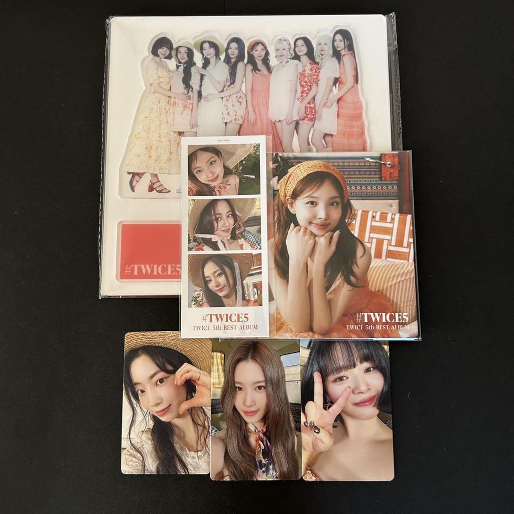 [USED] CD Unplayed TWICE5 First Press Limited Edition A with Trading Card