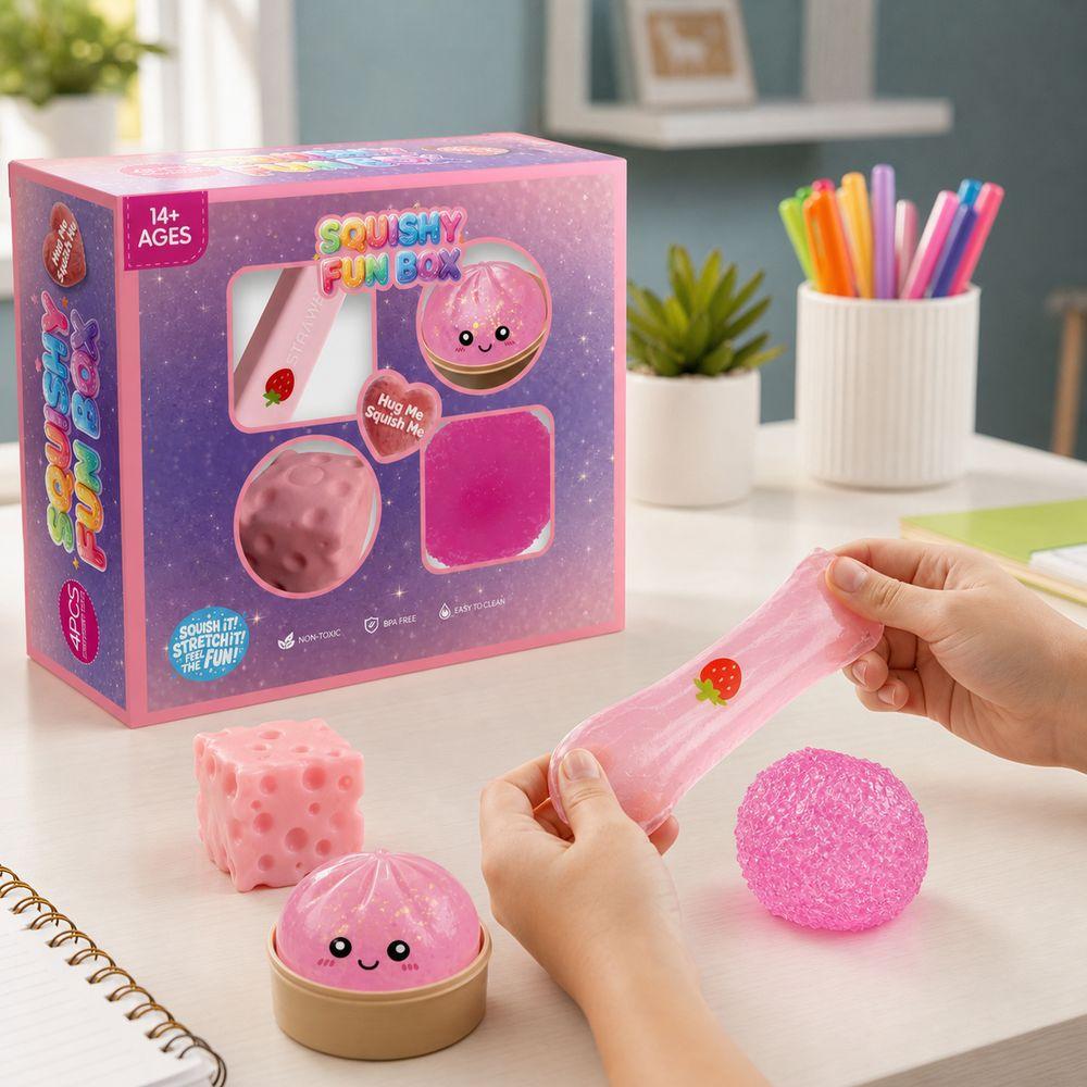 Soft And Stretchy Squishy Sensory Toys Random Shapes Stretchy Fidget Toys Desk Play