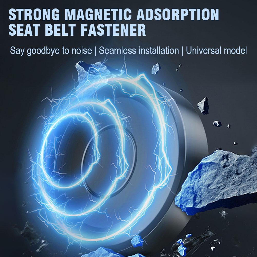 Magnetic Car Seat Belt Holder Fixing Clip Alloy Seat Belt Limiter Stopper For BMW/VW/Nissan Car Interior Accessories R6T1