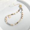 Bohemian mobile phone chain short wrist rope lanyard creative crystal beaded mobile phone anti-drop rope spot