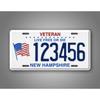 Custom New Hampshire License Plate 6x12 Inch Metal Tin Sign for Wall Home Garage Decor