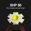XHP50 Superhelle Taschenlampe Tragbare Lampe Zoom Taschenlampe Wasserdichtes wiederaufladbares Blitzlicht Outdoor Camping Laterne
